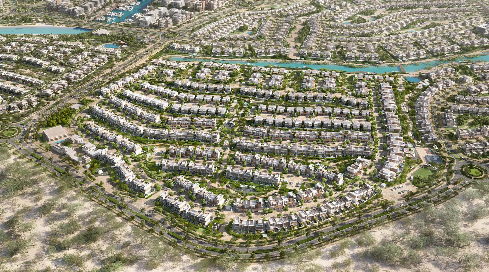 Master plan Showcasing the map of Bayn Ghantoot