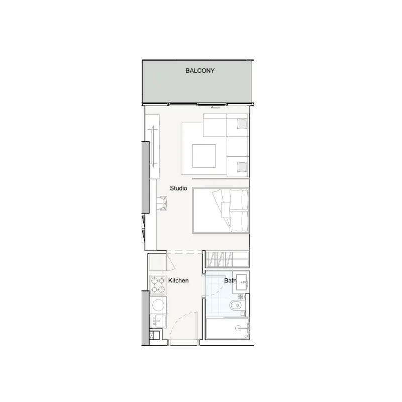 Studio floor plan