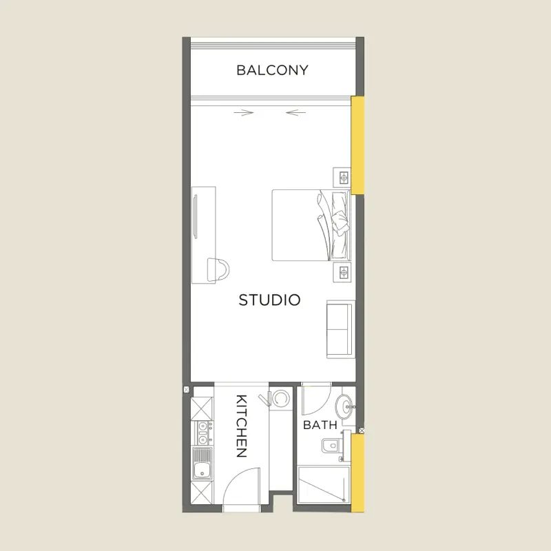 Studio floor plan