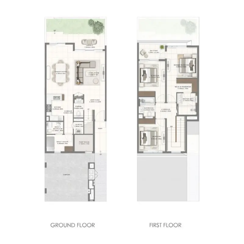 3 bedroom floor plan