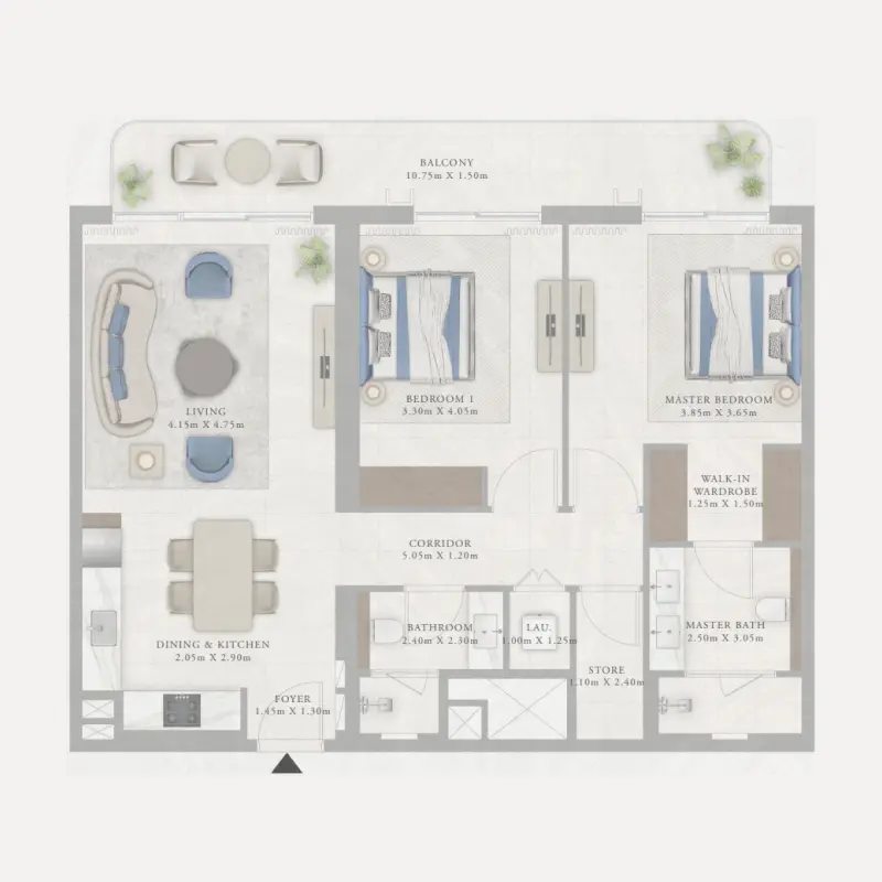 2 bedroom