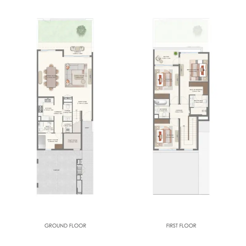 3 bedroom floor plan