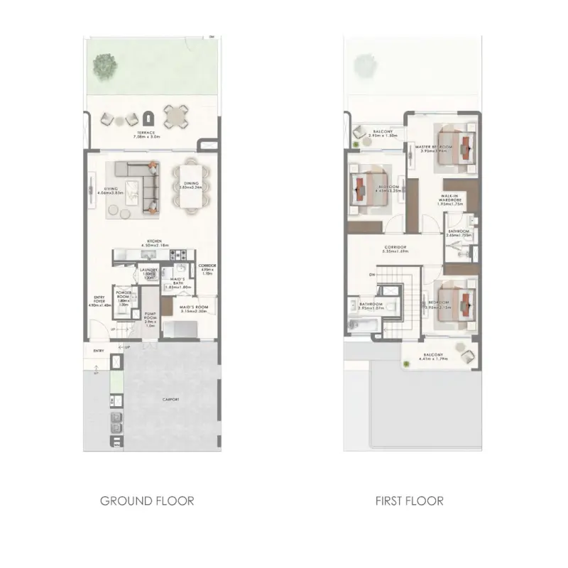 3 bedroom floor plan