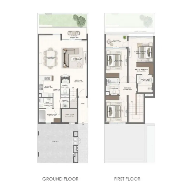 3 bedroom floor plan