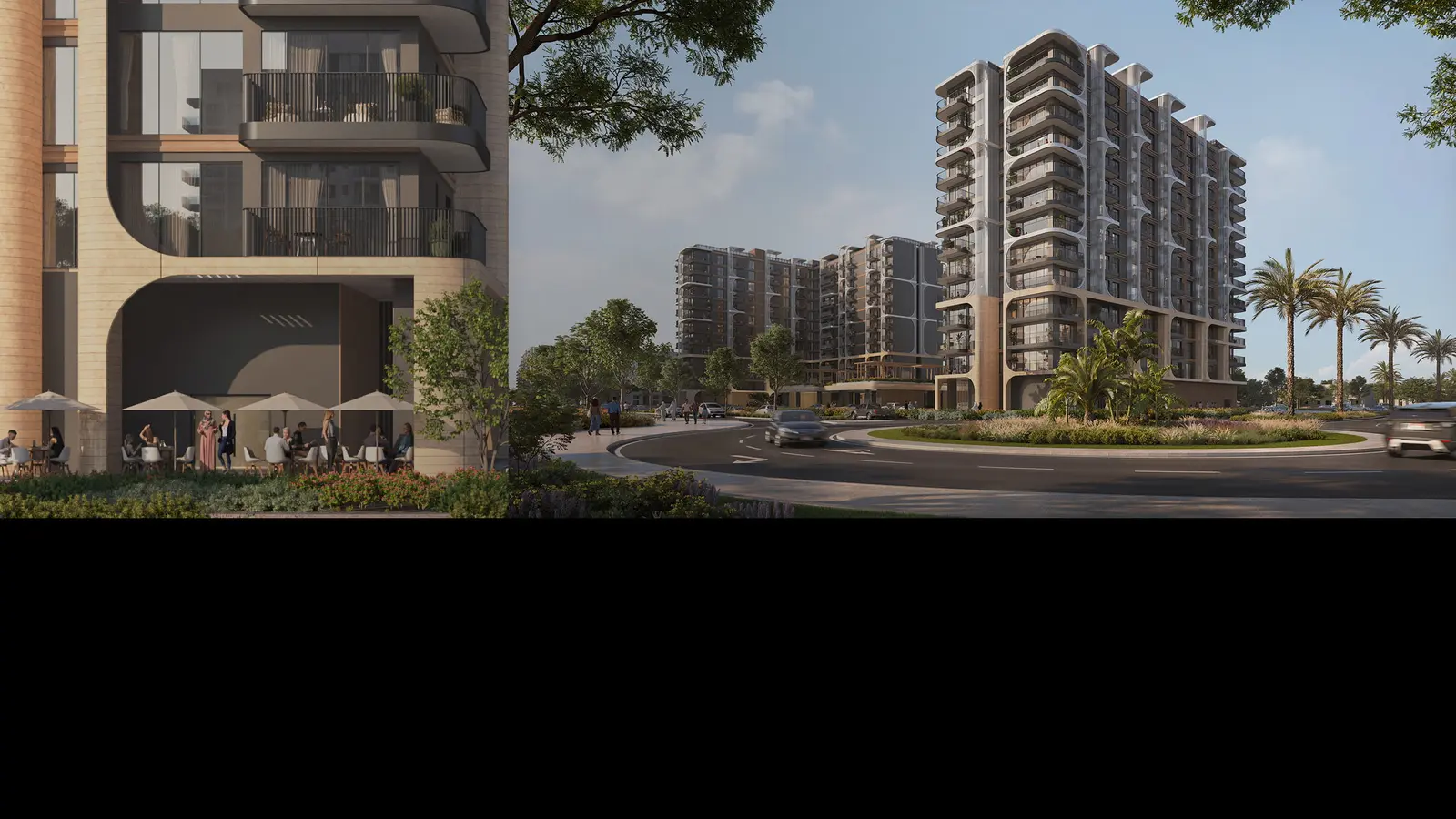 Sustainable architectural elements like cool roofs, LED lighting, and energy-efficient materials on the exterior of Yas Living buildings in Yas Island, Abu Dhabi..png