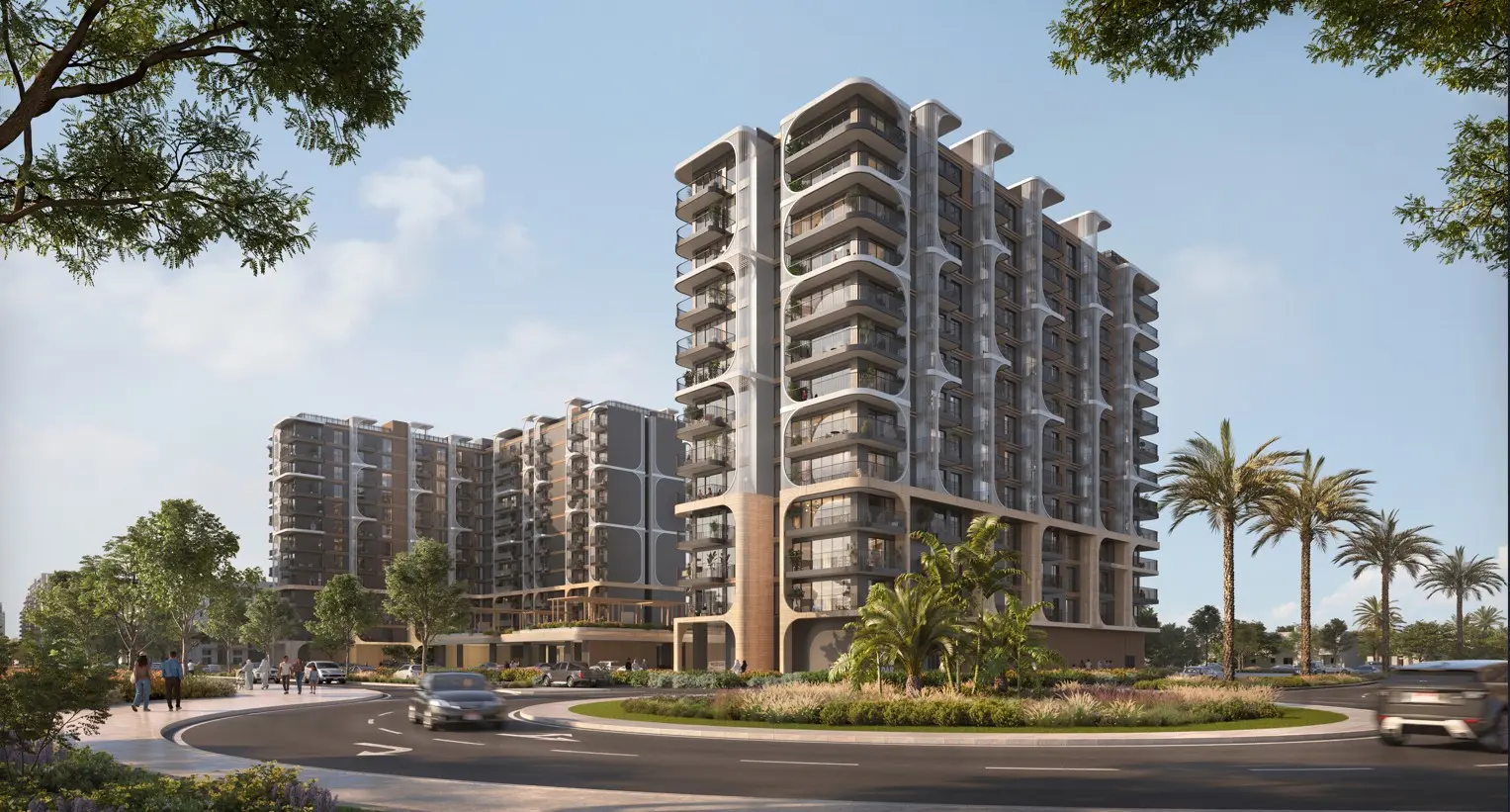 View of Yas Living’s canal-side location in northeast Yas Island. This unique setting in Abu Dhabi blends water views, urban convenience, and serene living.jpg