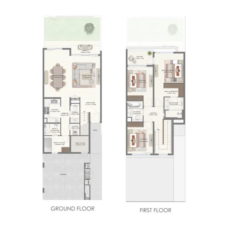 3 bedroom floor plan