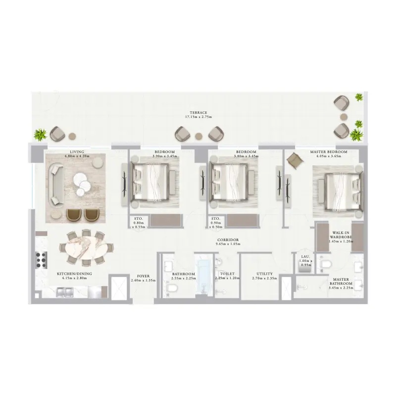 3 bedroom