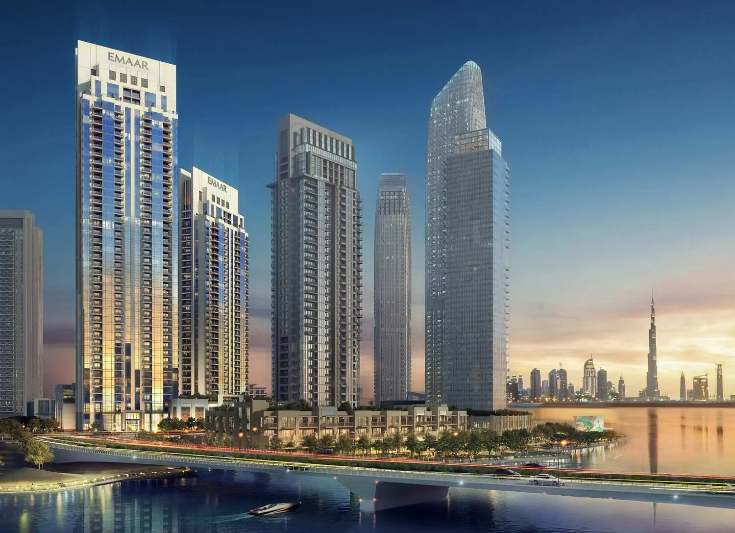 Creek Rise Tower 1 in Creek Harbour by EMAAR - Exterior Image 1