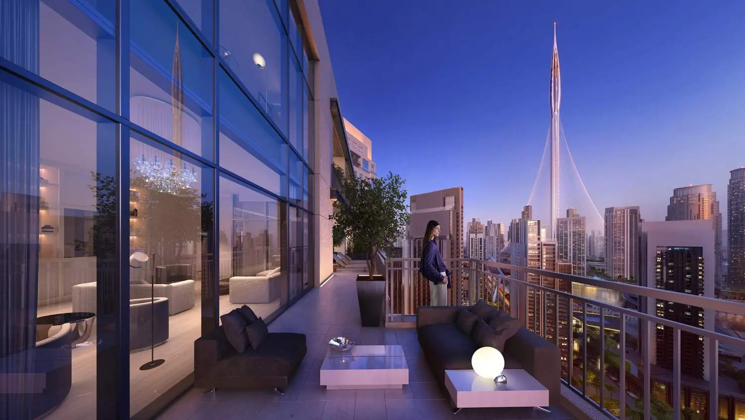 Creek Rise Tower 1 in Creek Harbour by EMAAR - Exterior Image 4
