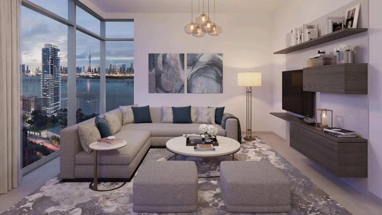 Creek Rise Tower 1 in Creek Harbour by EMAAR - Interior Image 1