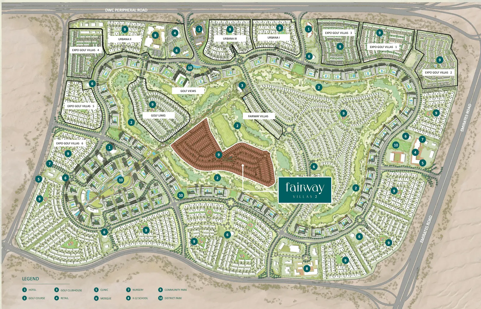 Fairway Villas 2 Master Plan