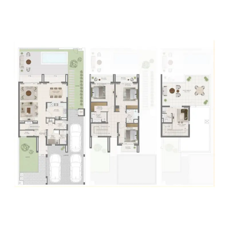3 bedroom Villa floor plan