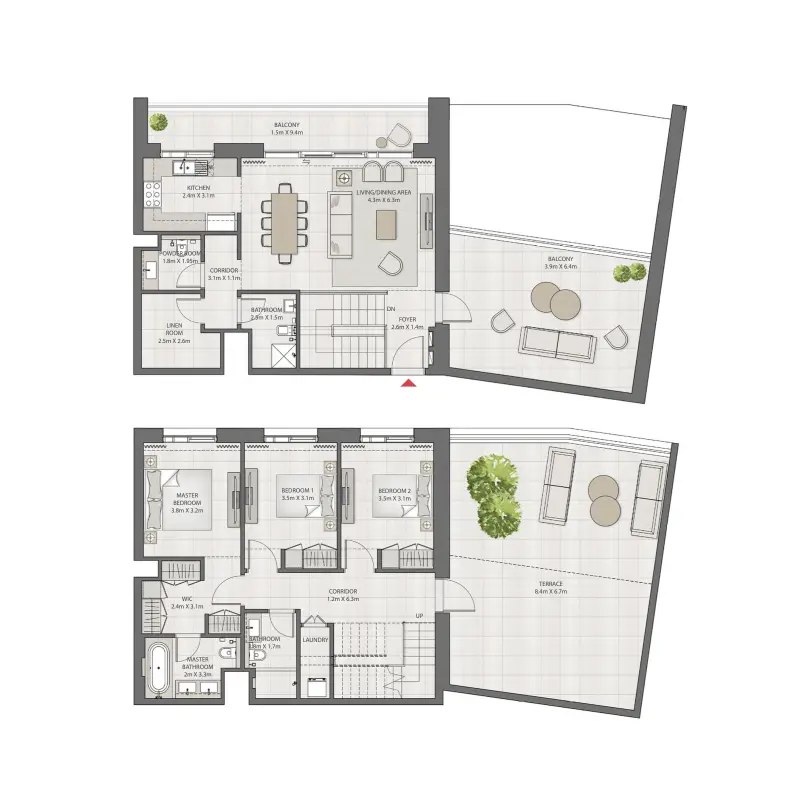 3 bedroom