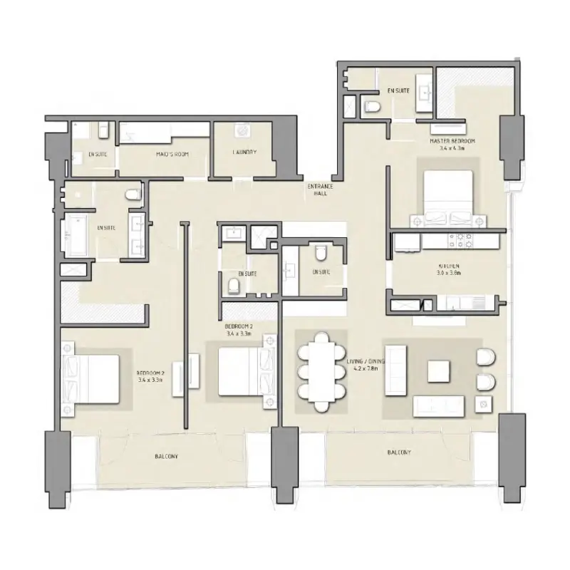 3 bedroom