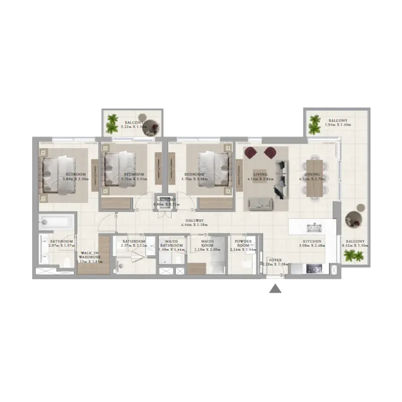 3 bedroom