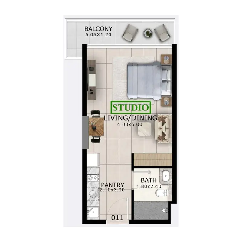 Studio apartments - Arlington Park