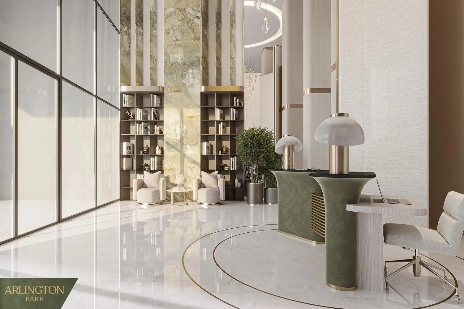 Arlington Park in Dubai Land Residence by Majid Developments - Lobby Image 2