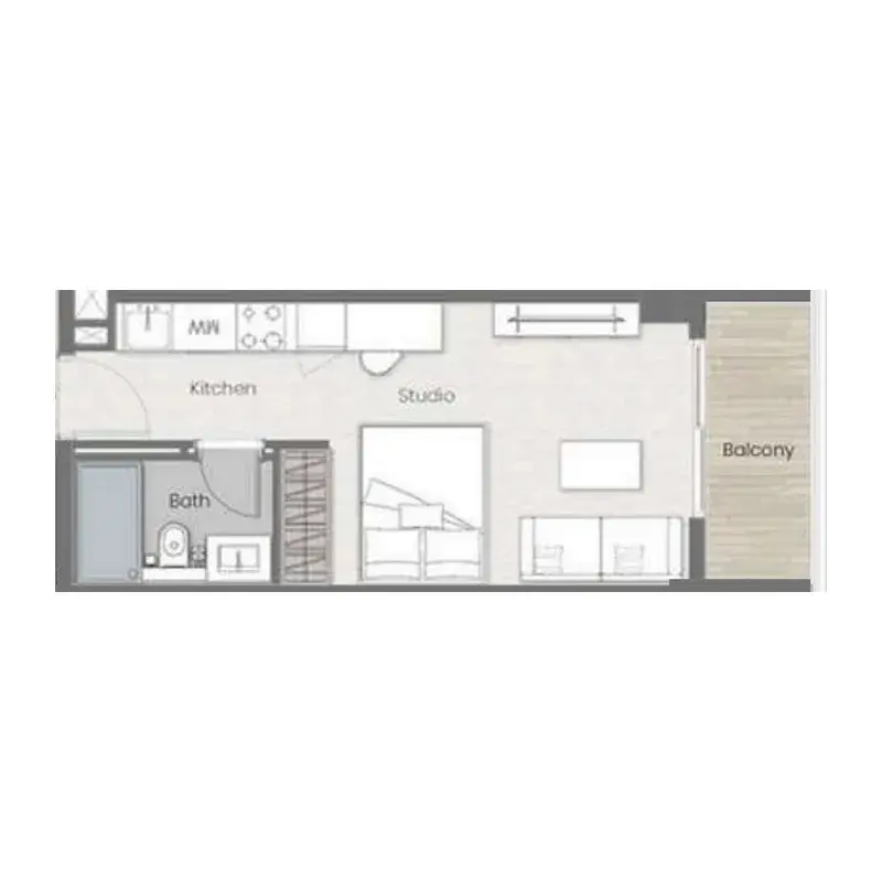 Studio apartments - Beverly Park