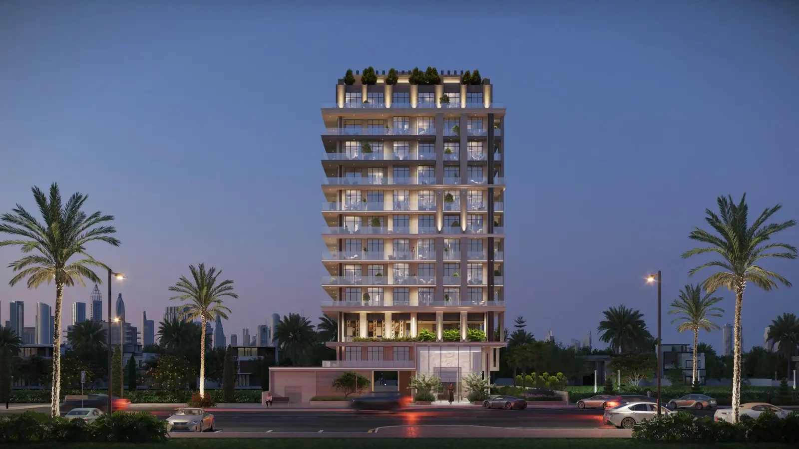 Beverly Park in Dubai Land Residence by HMB Homes Real Estate Development - Exterior Image 4