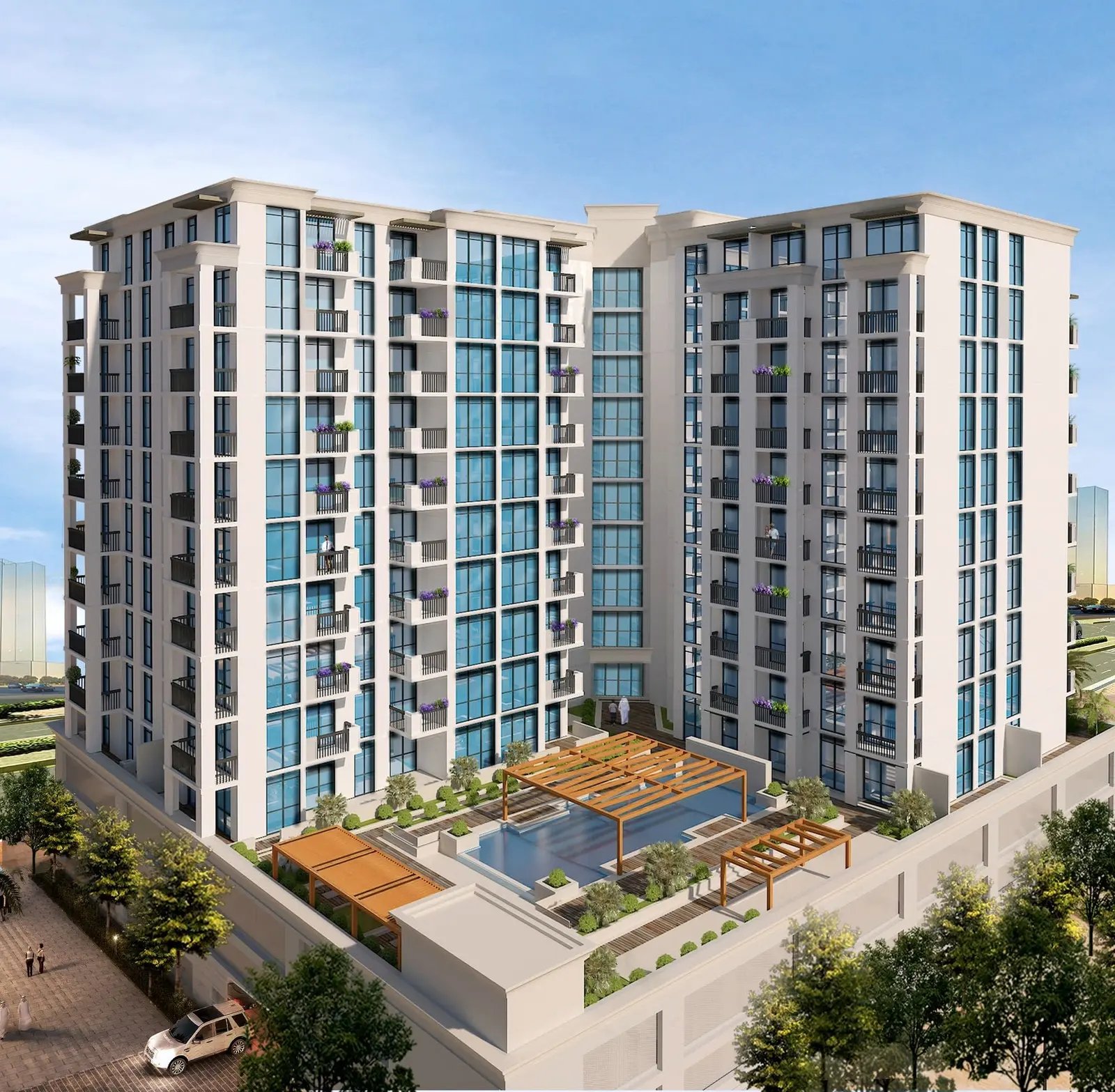 AVENUE Residence 4 in Al Furjan by NABNI - Exterior Image 2