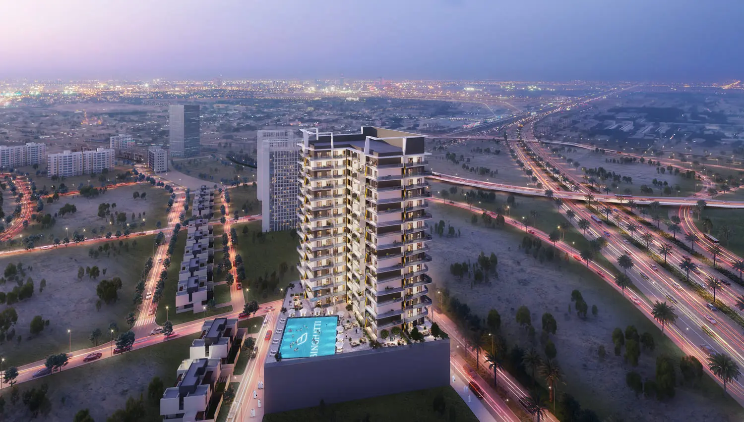 Binghatti Luna in Jumeirah Village Circle (JVC) by Binghatti - Exterior Image 4