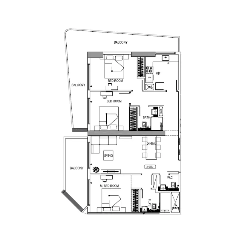 3 bedroom