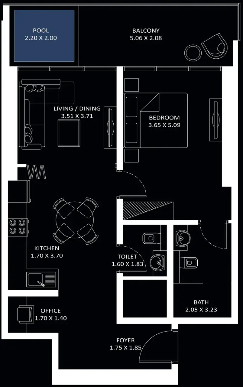 1 Bedroom apartments - Elitz 3
