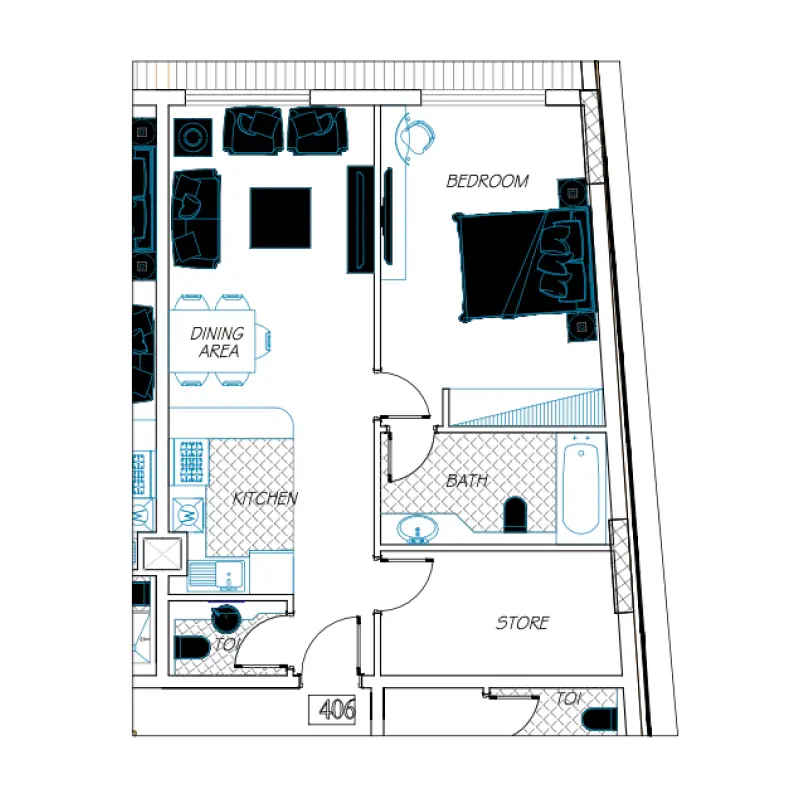 1 bedroom