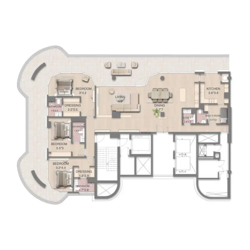 3 bedroom