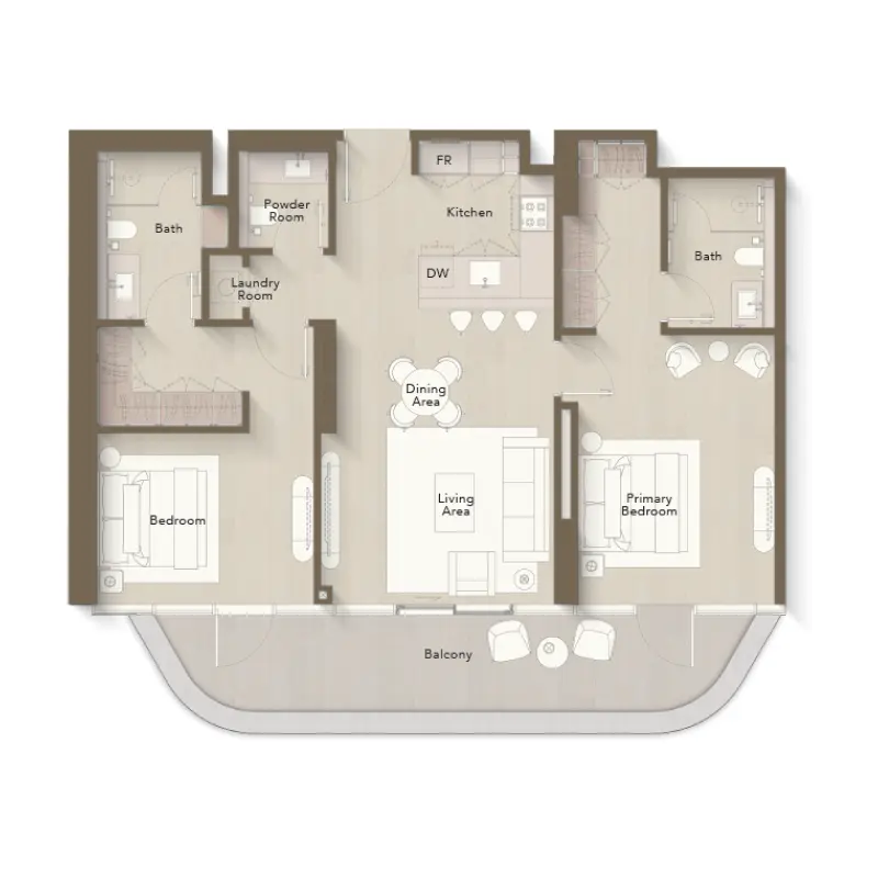 2 bedroom
