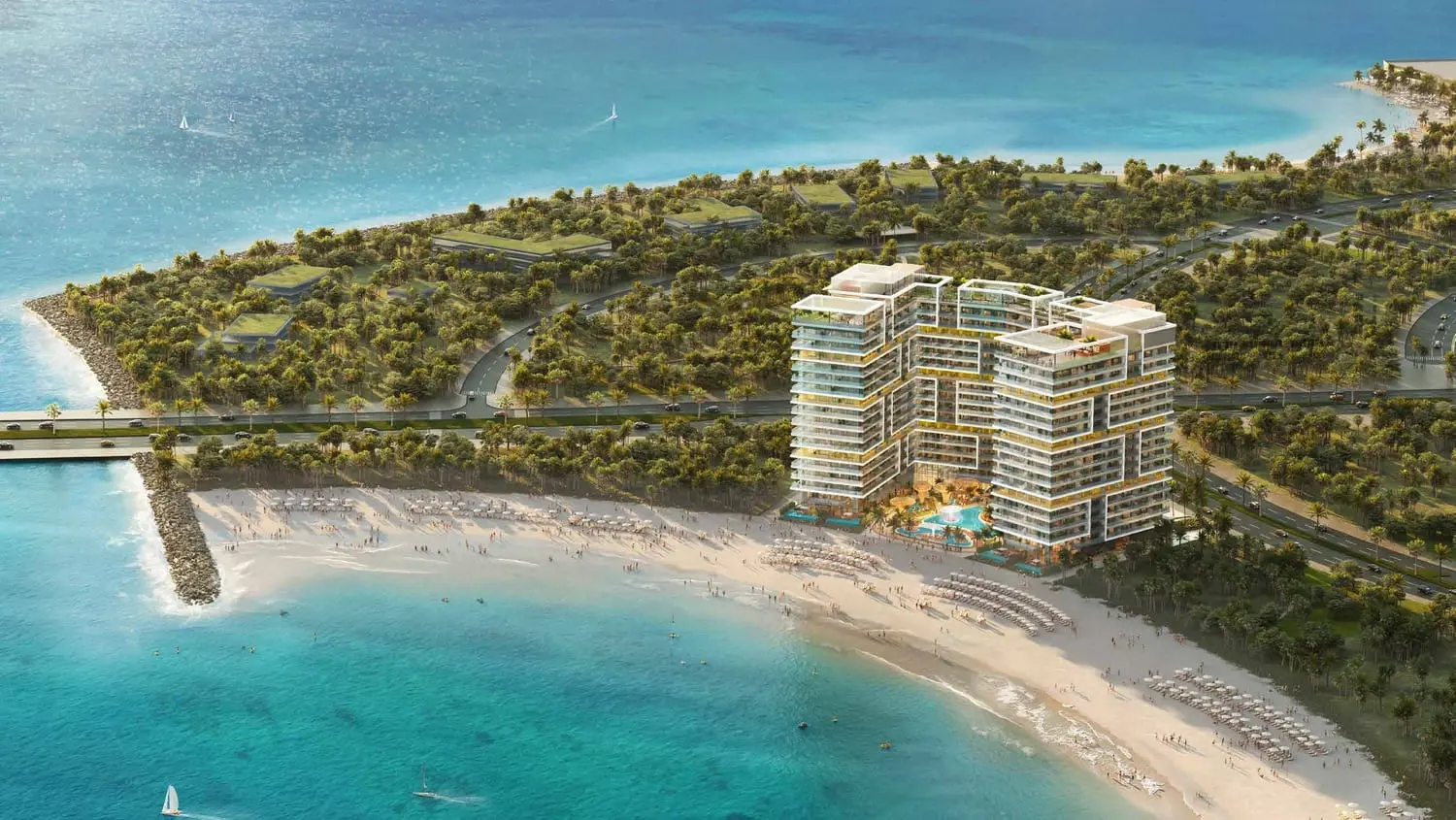 Shoreline in Al Marjan Island by DAMAC - Exterior Image 3