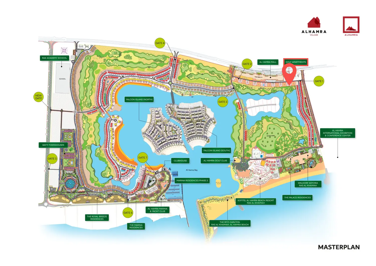 Golf Apartments master plan
