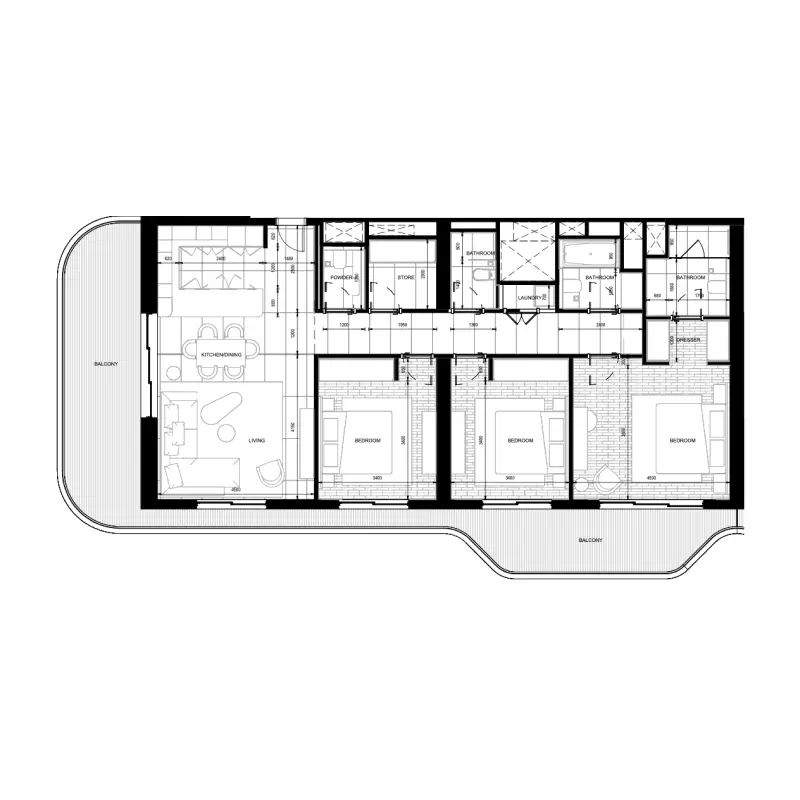 3 bedroom