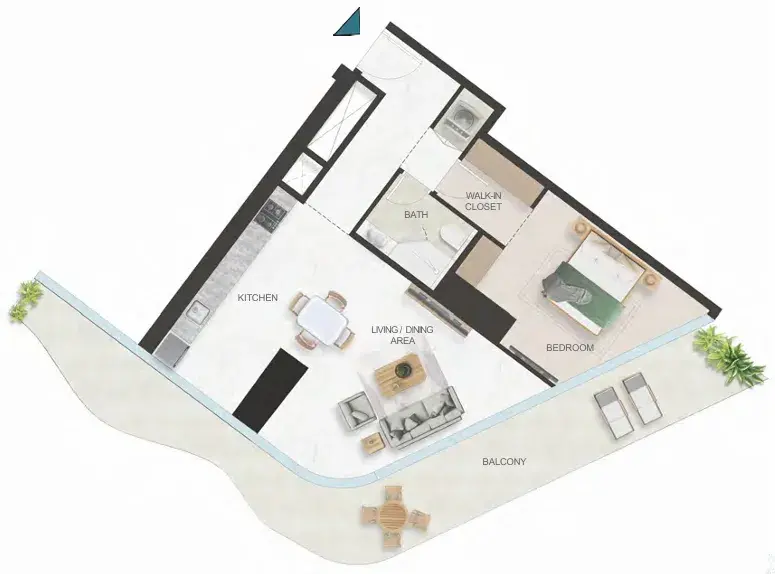 1 Bedroom apartments - Oystra