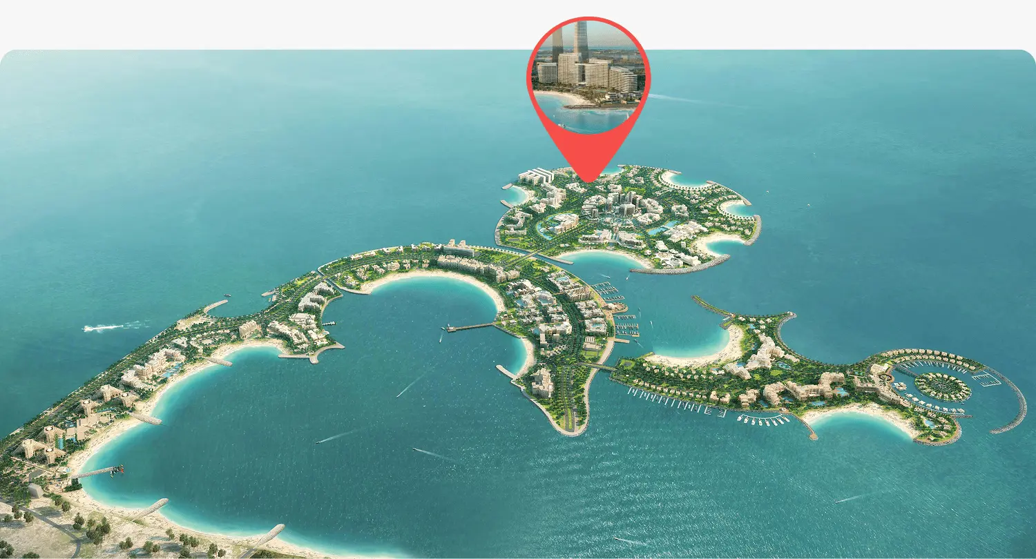 Fairmont Residences Al Marjan Island master plan
