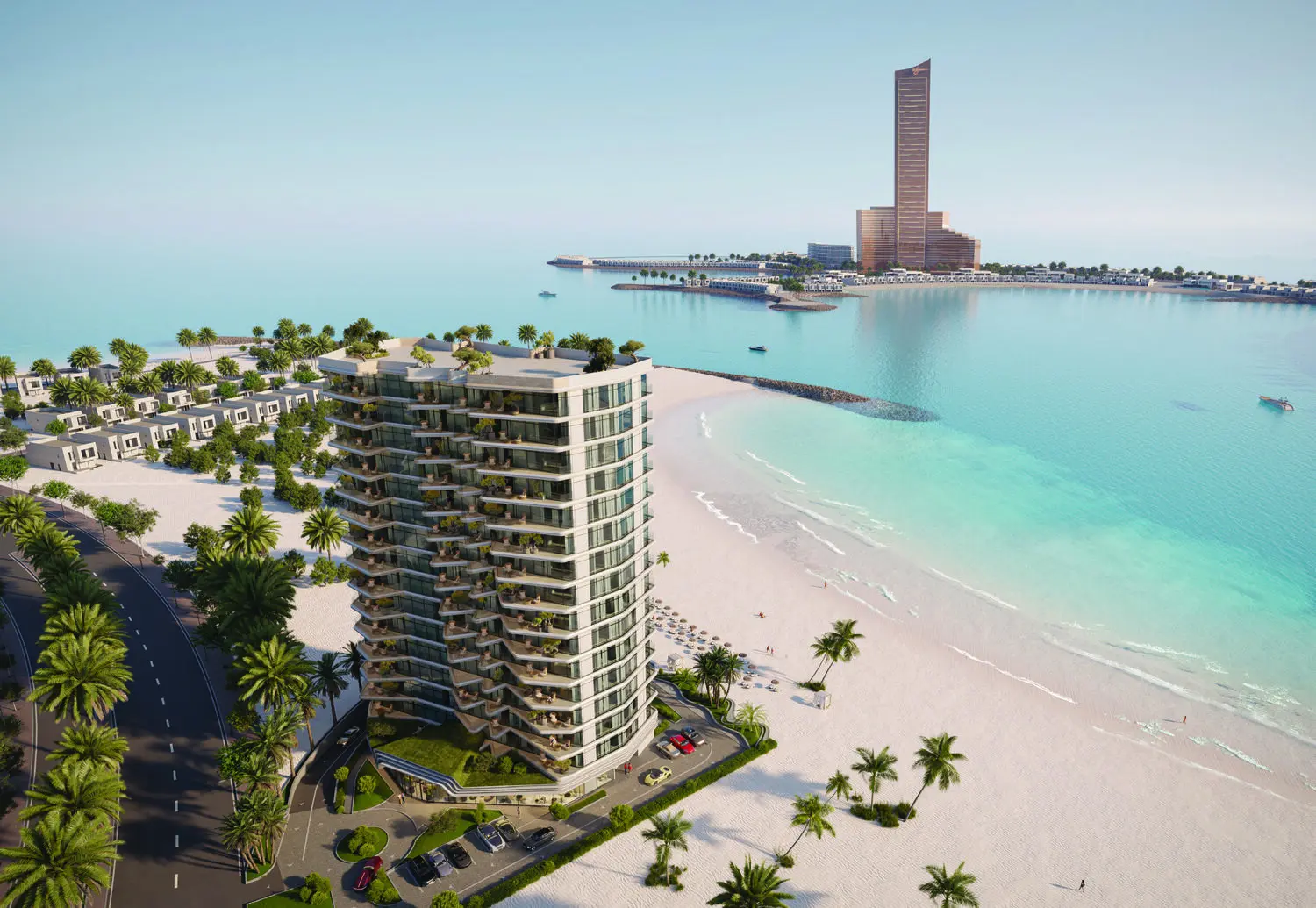 The Beach Vista in Al Marjan Island by Range Developments - Exterior Image 3