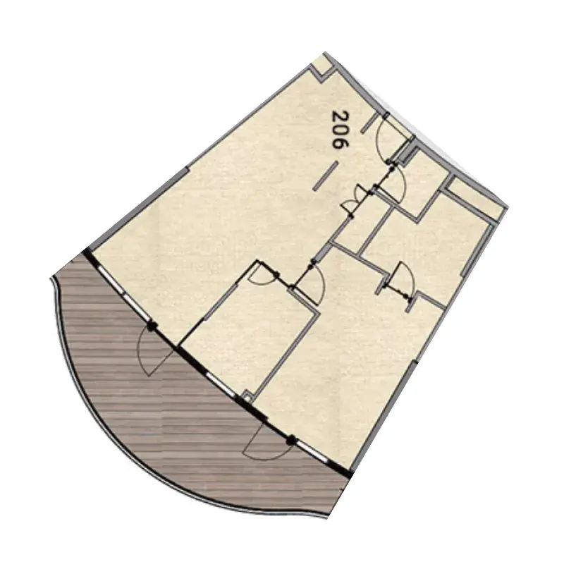 1 Bedroom apartments - Aqua Arc