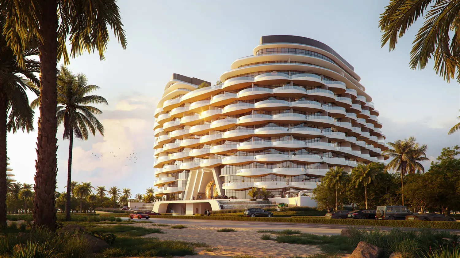 Aqua Arc in Al Marjan Island by BNW Developments - Exterior Image 3
