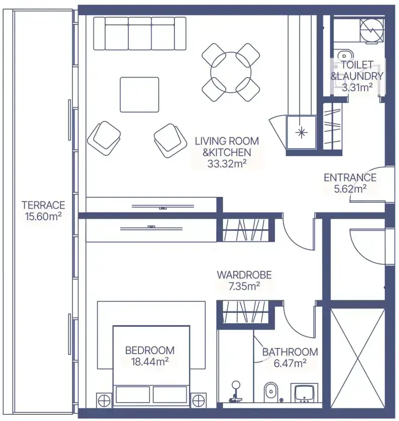 1 Bedroom apartments - Gianfranco Ferre Residences