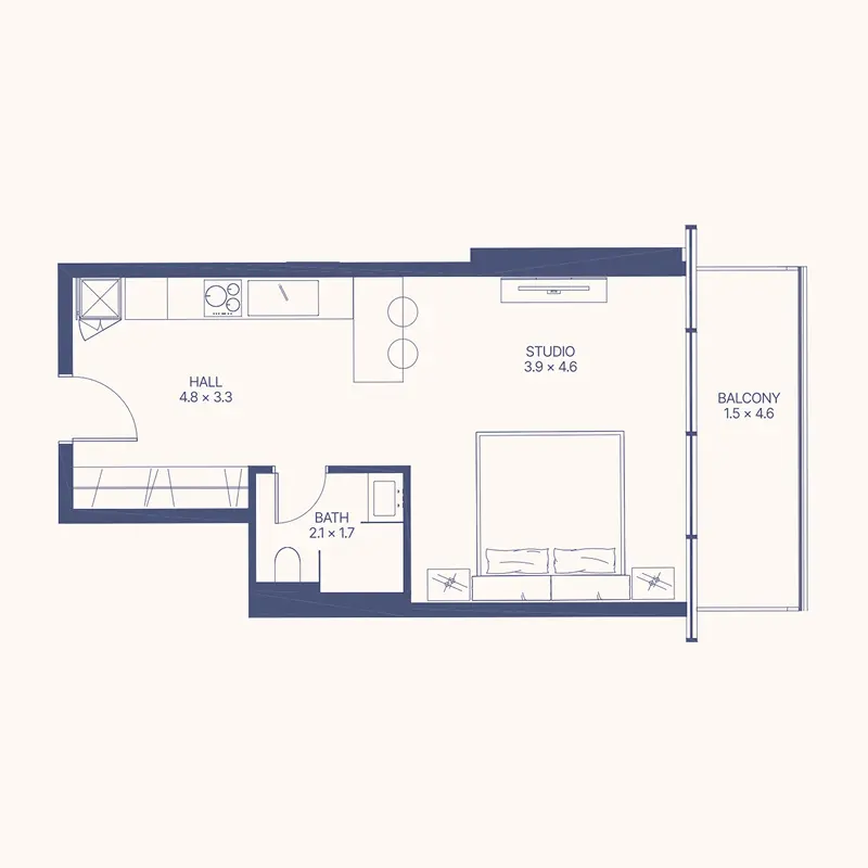 Studio Apartments -  Gianfranco Ferre Residences