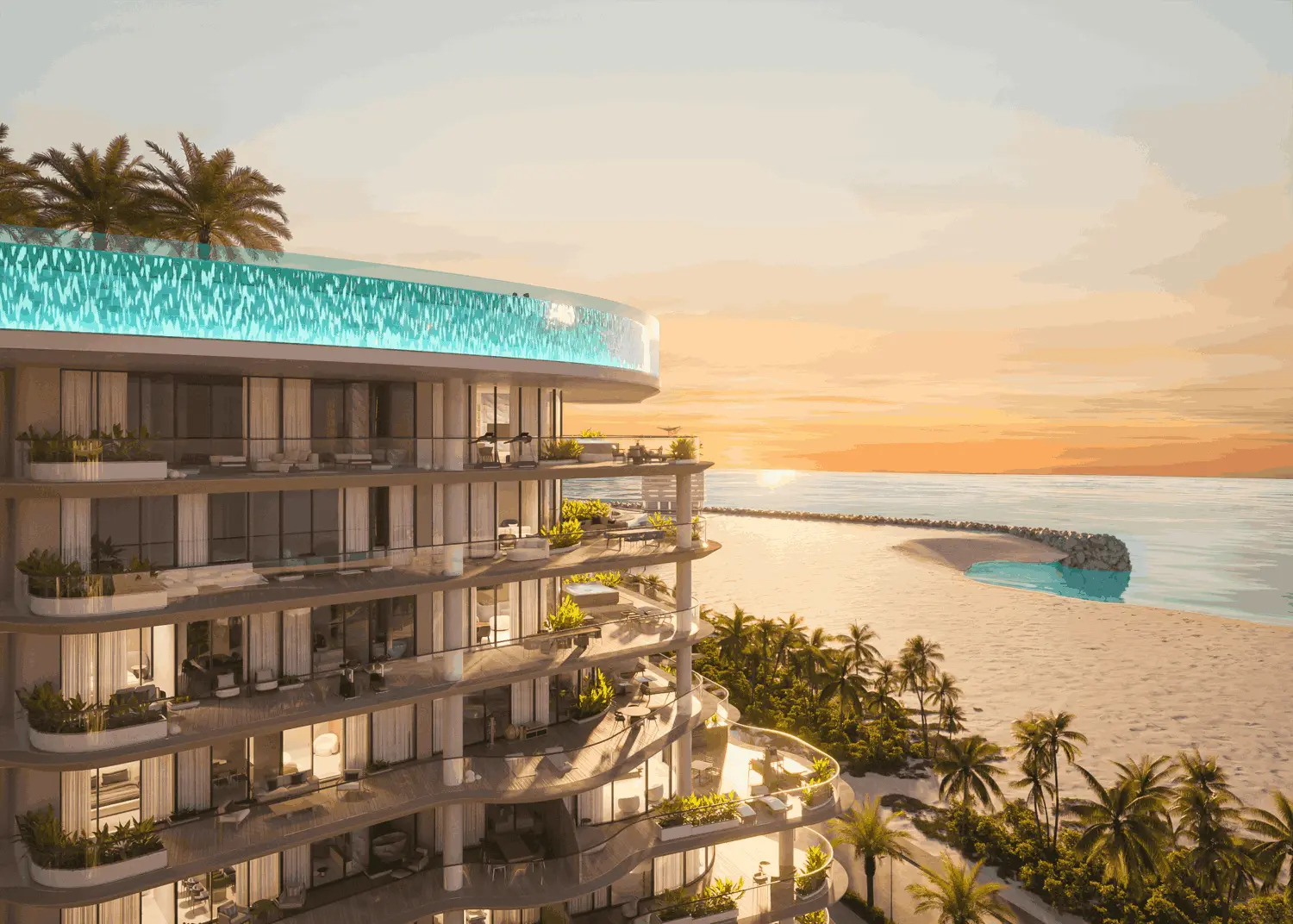 Manta Bay in Al Marjan Island by Major Developments - Exterior Image 9