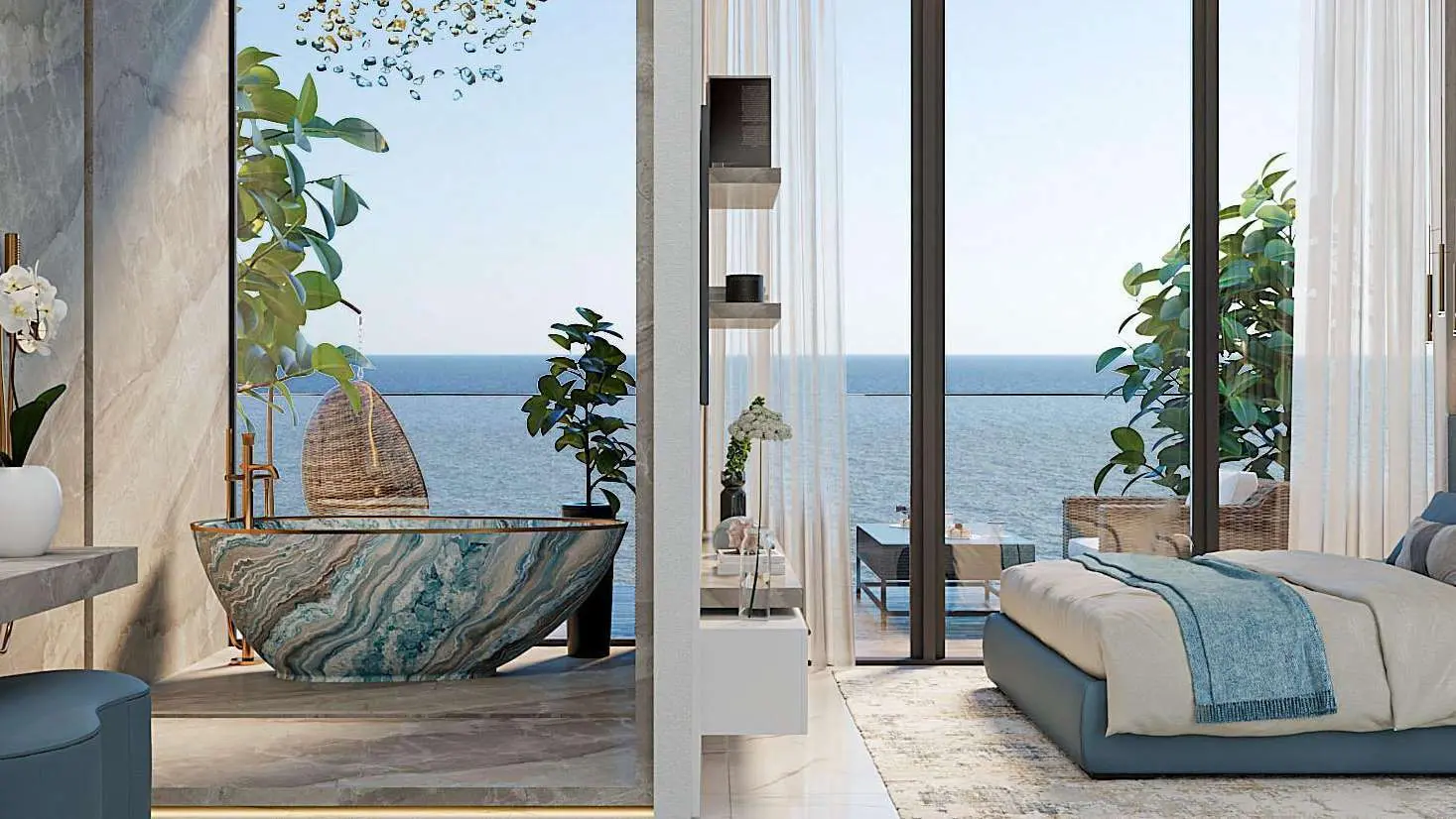 Manta Bay in Al Marjan Island by Major Developments - Interior Image 9
