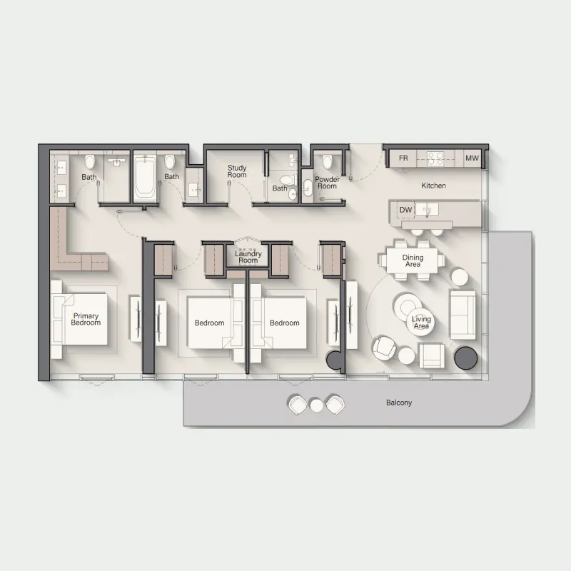 3 bedroom