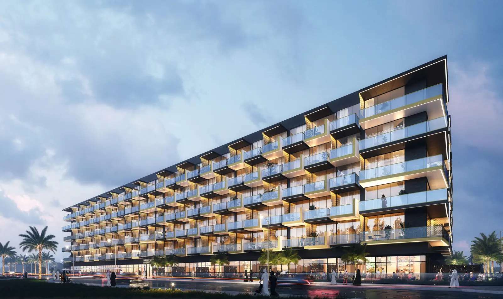 Binghatti Crescent in Jumeirah Village Circle (JVC) by Binghatti - Exterior Image 2