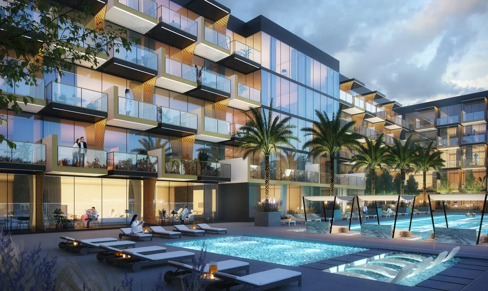 Binghatti Crescent in Jumeirah Village Circle (JVC) by Binghatti - Exterior Image 3