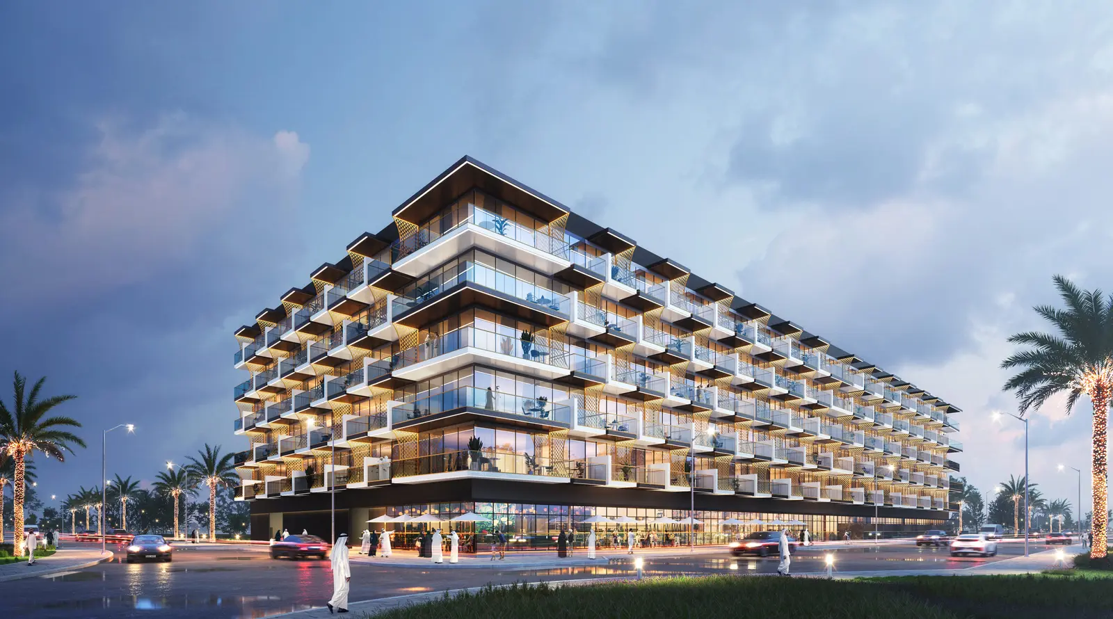 Binghatti Crescent in Jumeirah Village Circle (JVC) by Binghatti - Exterior Image 4