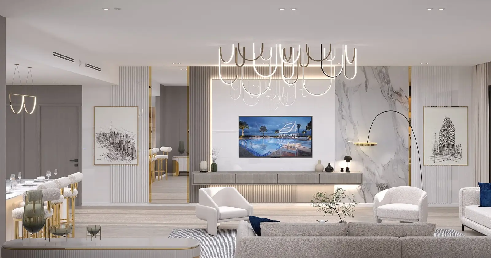 Binghatti Crescent in Jumeirah Village Circle (JVC) by Binghatti - Interior Image 3
