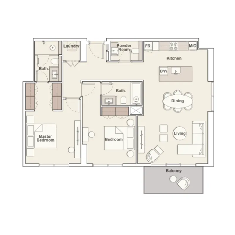 2 bedroom