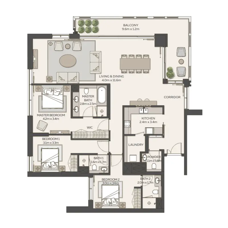 3 bedroom